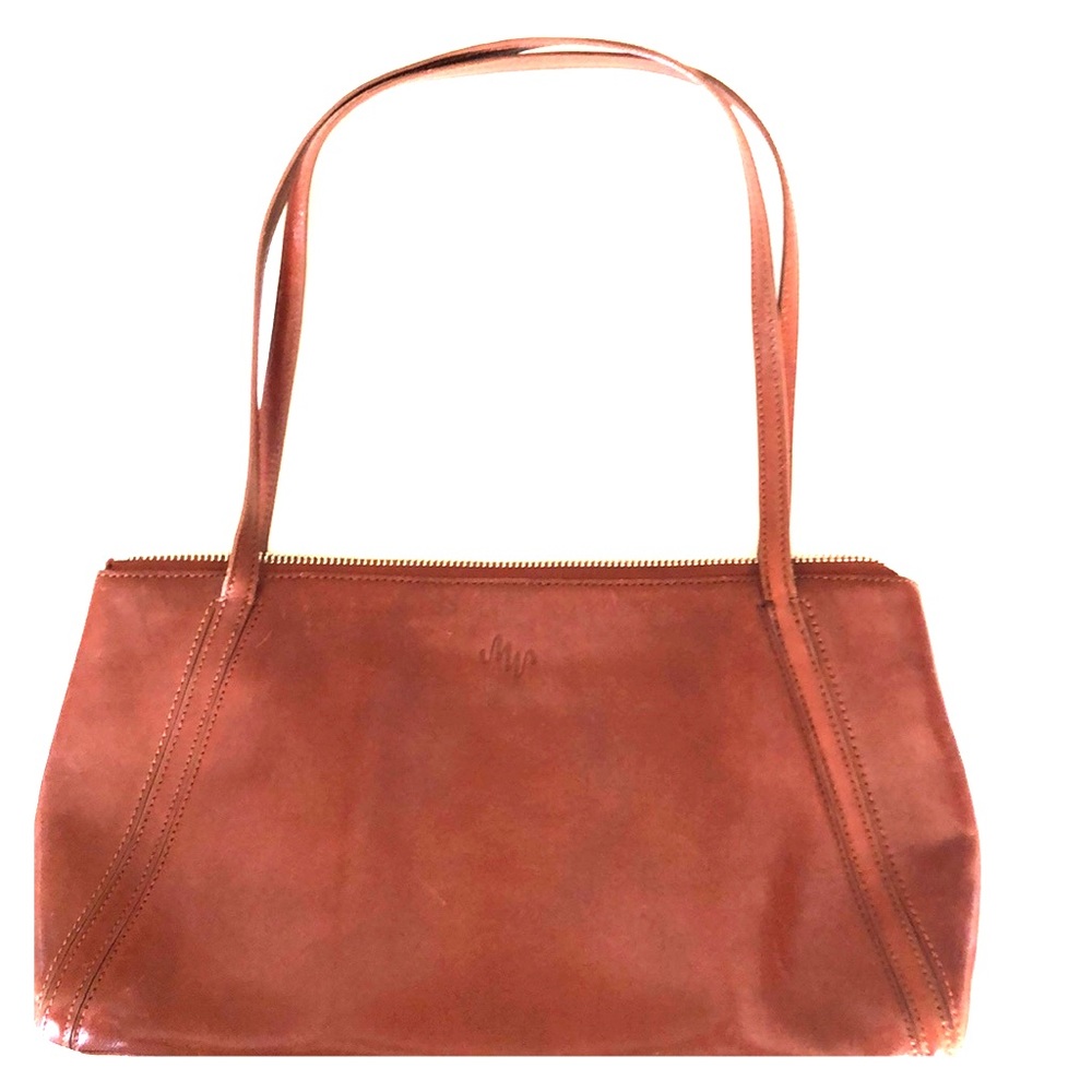 Monsac original cognac brown shoulder bag